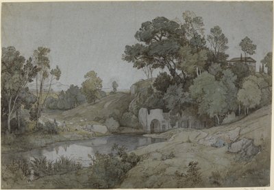 Egerias grotte af Johann Wilhelm Schirmer