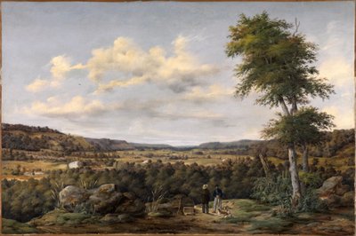 Landskab i Belgien af Johann Wilhelm Schirmer