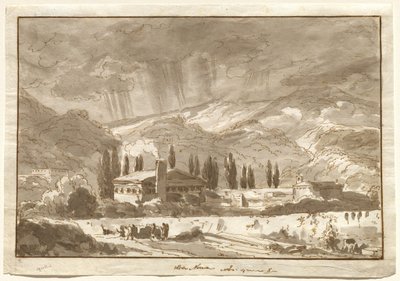 En storm over bjergene nær Nocera af Johann Wolfgang von Goethe