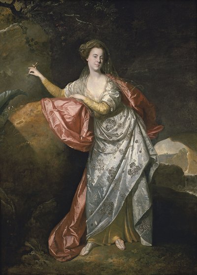 Ann Cargill født Brown som Miranda i The Tempest af Shakespeare. London, Covent Garden Theatre af Johann Zoffani