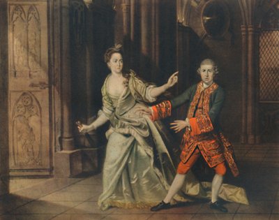 David Garrick og Mrs. Pritchard som Macbeth og Lady Macbeth, 1768, 1948. af Johan Joseph Zoffany