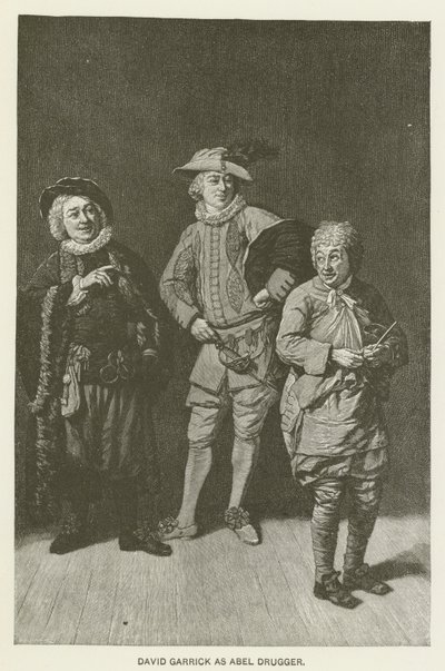 David Garrick som Abel Drugger af Johan Joseph Zoffany
