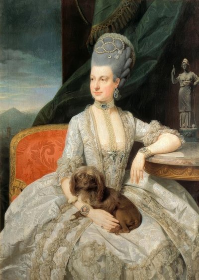 Marie Christine fra. Østrig / Zoffany af Johan Joseph Zoffany
