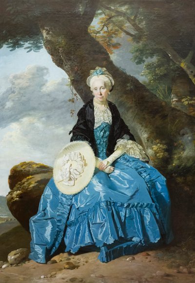 Fru Oswald af Johann Zoffany