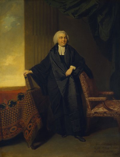Portræt af pastor Philip Cocks af Johann Zoffany