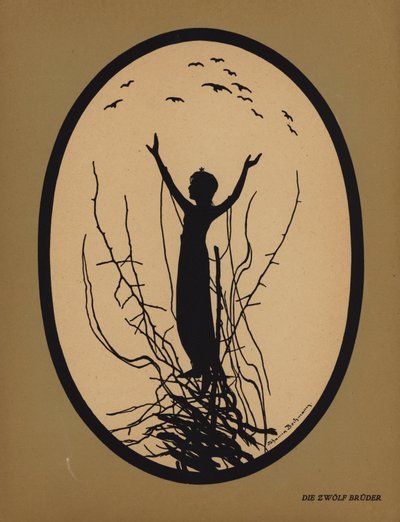 De tolv brødre (litho) af Johanna Beckmann