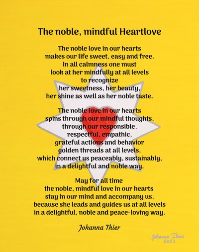 Den ædle, opmærksomme Heartlove - Version 1 af Johanna Thier