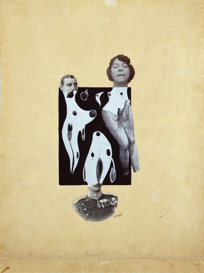 Venus ved Kongernes Spil - Johannes Theodor Baargeld (Zentrodada) (1892-1927). Collage af Johannes Baargeld