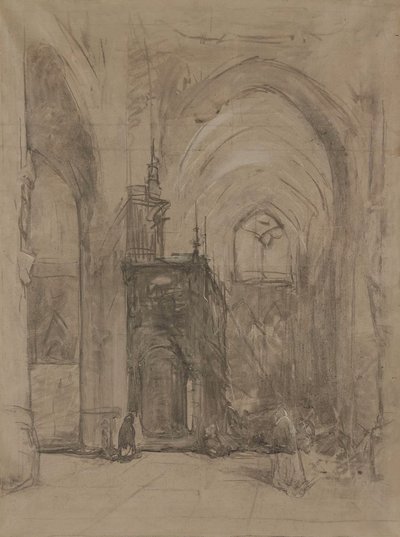 Udsigt over oxal af St. Janskerk i 
