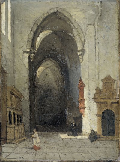 Interiør af Dom i Trier af Johannes Bosboom
