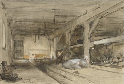 Stainterieur af Johannes Bosboom