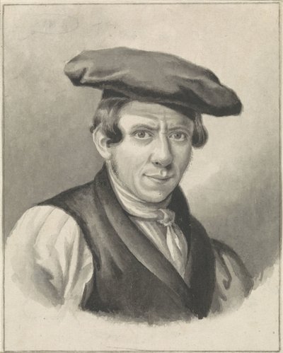 Selvportræt af Johannes Boshamer af Johannes Boshamer