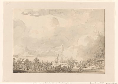 Franskmændenes flugt fra Papendrecht, 1813 af Johannes Christiaan Schotel