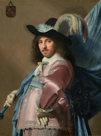 Andries Stilte som fanebærer af Johannes Cornelisz Verspronck