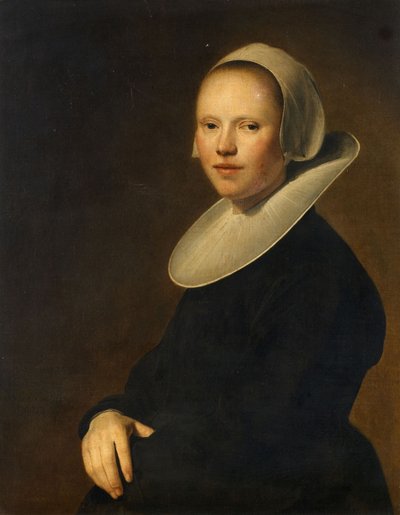 Portræt af en ung kvinde af Johannes Cornelisz Verspronck