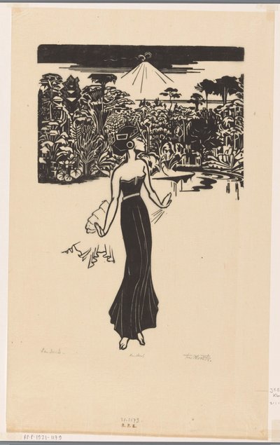 Danseres (original titel på objekt) af Johannes Frederik Engelbert ten Klooster (signed by artist)