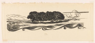 Vader Smit, Geelvink Bay, Hollandsk Ny Guinea (original titel på objektet) af Johannes Frederik Engelbert ten Klooster (signed by artist)