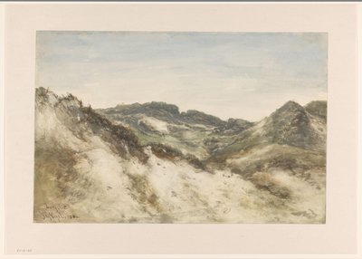 Klitlandskab ved Zorgvliet af Johannes Gijsbert Vogel