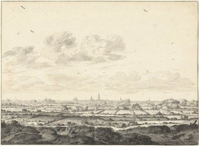 Udsigt over Middelburg af Johannes Goedaert