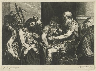Kristus før Pilatus af Johannes Gronsveld