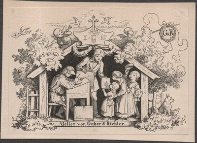 Atelier af Gaber  Richter af Johannes Heinrich & Gaber August (1823 1894) Richter