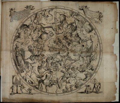 Tabel over stjernebilledet på den nordlige halvkugle Firmamentum Sobiescianumsive Uranographia af Johannes Hevelius