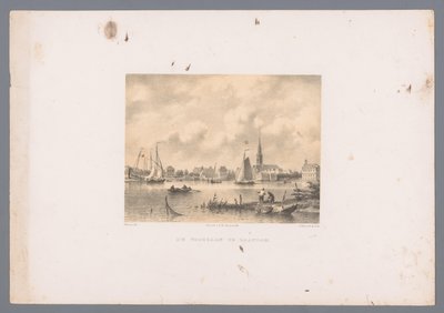 Voorzaan i Zaandam De Voorzaan i Zaandam (titel på objekt) af Johannes Hilverdink