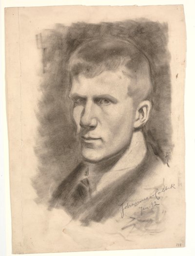 Selvportræt af Johannes Holbek