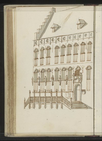 Facade af rådhuset i Nijmegen af Johannes Huibert Prins