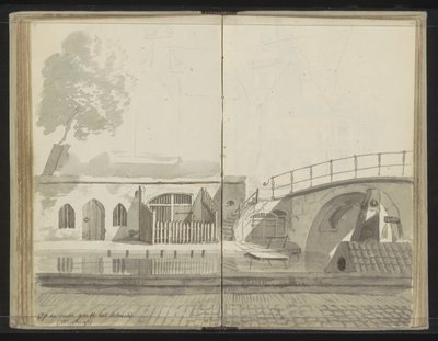 Weesbrug over Oudegracht i Utrecht af Johannes Huibert Prins