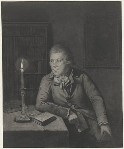 Selvportræt af Johannes Janson af Johannes Janson