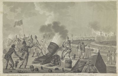 Briternes bombardement af Vlissingen, 1809 af Johannes Jelgerhuis (possibly)