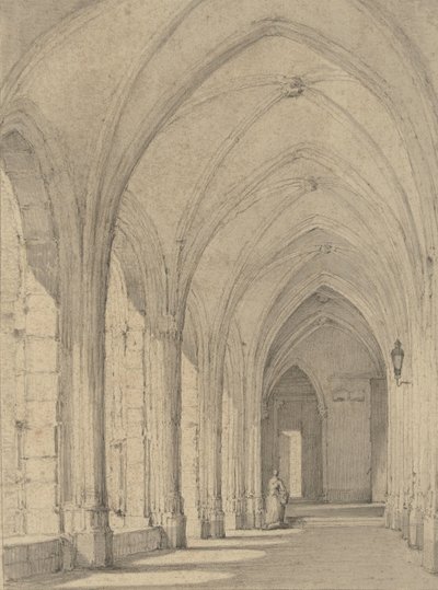 Kloster ved Domkirken i Utrecht af Johannes Jelgerhuis