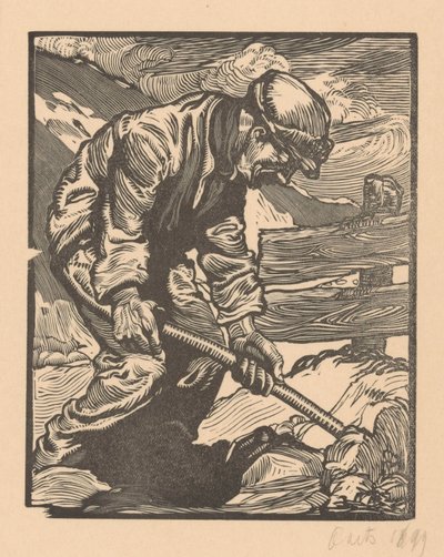 digearbejder af Johannes Josephus Aarts (signed by artist)