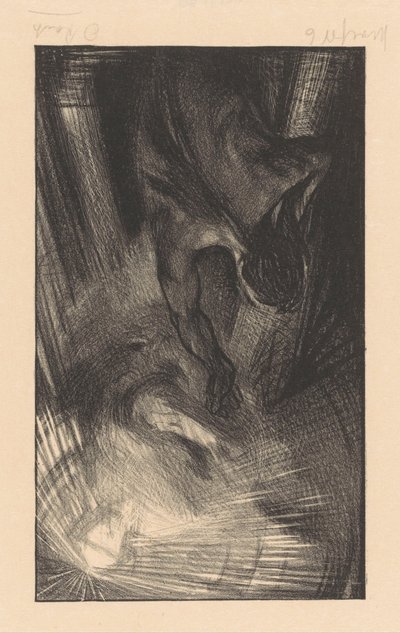 Udseende af en lysende figur af Johannes Josephus Aarts (signed by artist)