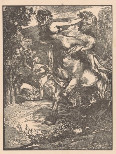 Kentaur kidnapper en kvinde af Johannes Josephus Aarts