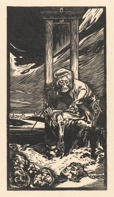 Døden ved Guillotinen af Johannes Josephus Aarts