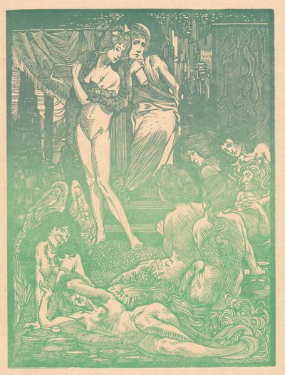 Ni fantastiske kvindefigurer af Johannes Josephus Aarts