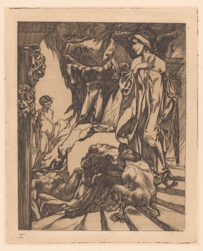 Ødipus i sfinxen af Johannes Josephus Aarts