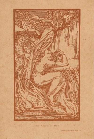 Rebellen in de hel The Rebels in Hell (titel på objekt) af Johannes Josephus Aarts