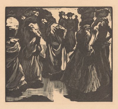 Kvinder i regnen af Johannes Josephus Aarts