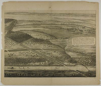 Grimthorp i grevskabet Lincoln, planche 23 fra Britannia Illustrata af Johannes Kip