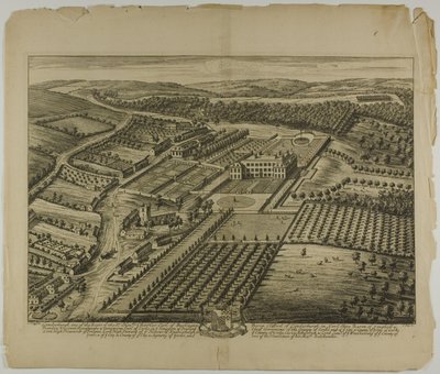 London, plade 31 fra Illustrated Britannia af Johannes Kip