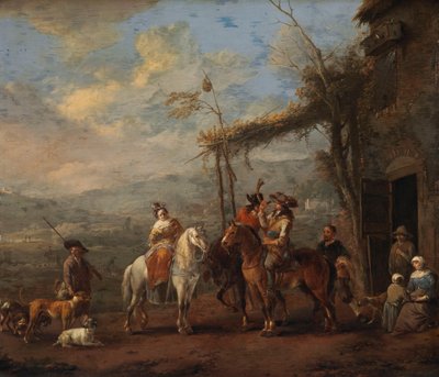 Et jagtselskab af Johannes Lingelbach