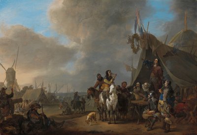 Hærens lejr af Johannes Lingelbach