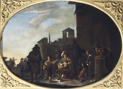 Trubaduren af Johannes Lingelbach