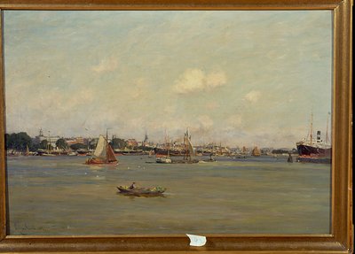 Havn i Rotterdam af Johannes Martin Grimelund
