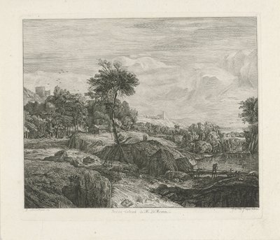 Klippelandskab af Johannes Pieter de Frey
