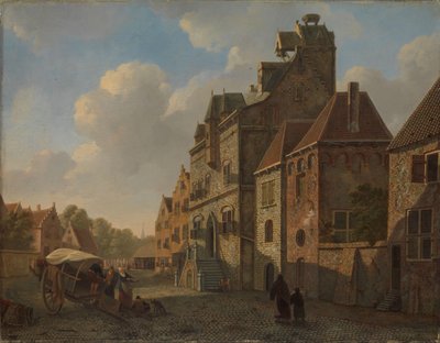 Udsigt i Dordrecht af Johannes Schoenmakers