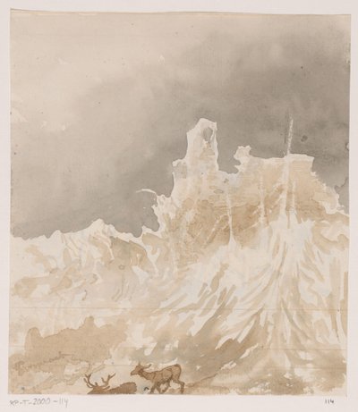 Ruiner i Ardennerne af Johannes Tavenraat (signed by artist)